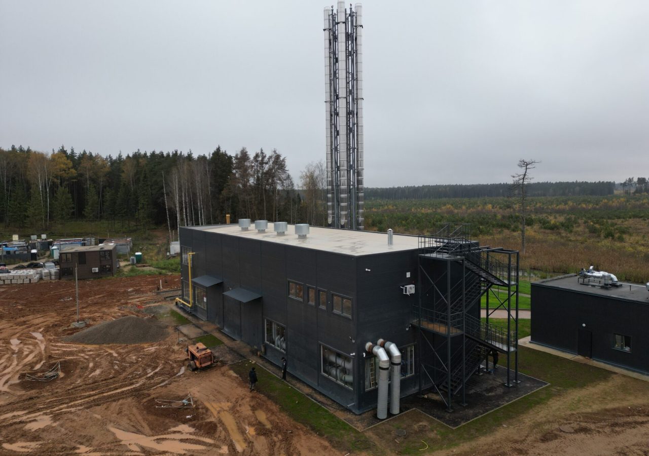 Газовая котельная с дымовыми трубами на объекте «ЖК Отрада», проект выполнен ООО «Альянс Строй»