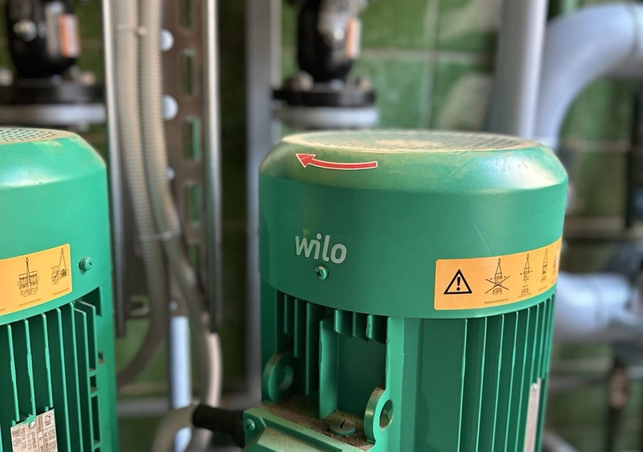 Циркуляционные насосы Wilo в системе теплоснабжения котельной объекта «Рязанский проспект», монтаж выполнен компанией ООО «Альянс Строй»